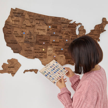 USA Staaten Flaggen Pins